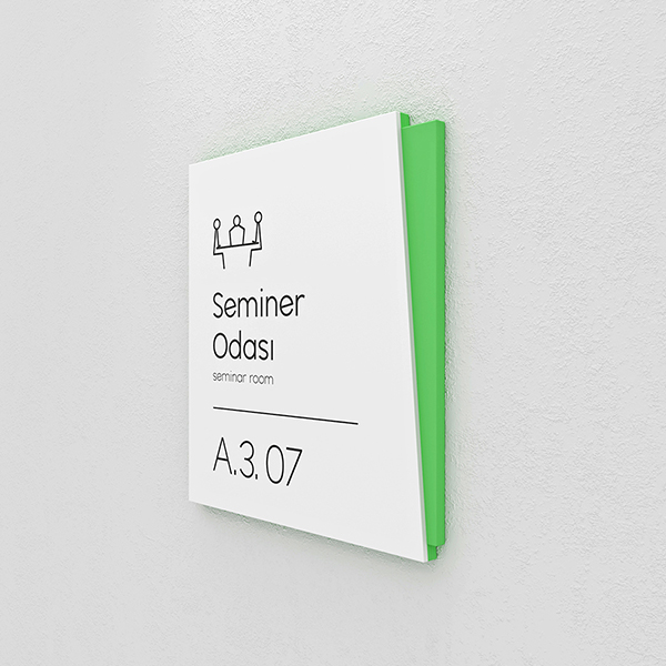 Magnet System Door Number Signage