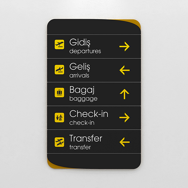 Magnet System Floor Information Signage