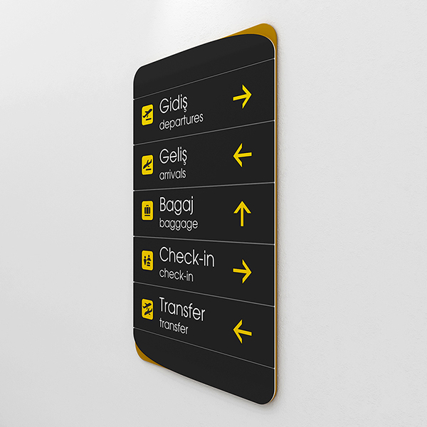 Magnet System Floor Information Signage