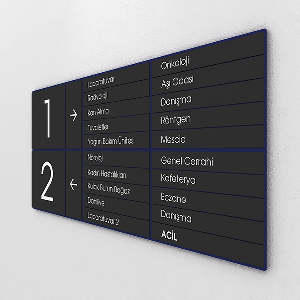 Magnet System Floor Information Signage