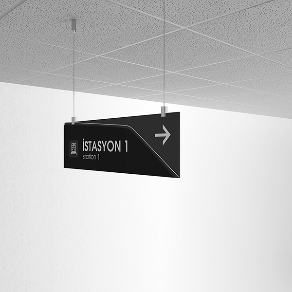 Magnet System Suspended Signage