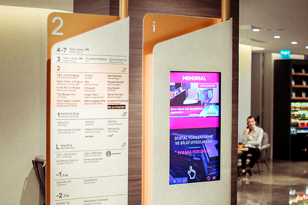 Memorial Hospital Signage - Interior Sign - Wayfinding 