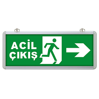 Office Corridor Sign - Suspended Exit Signage