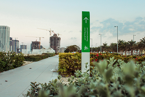 Qatar Wayfinding - Lusail Signage - Lusail City Totem