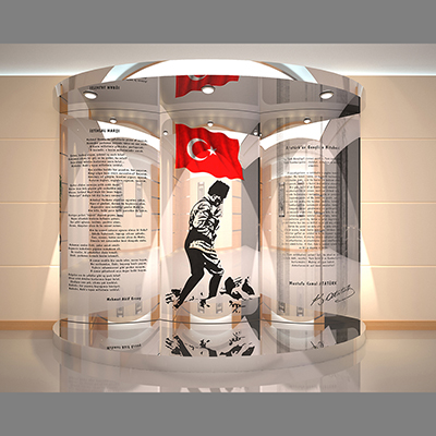 Silver Atatürk ve Şehit Köşeleri, Makam Panosu, Üç Panel