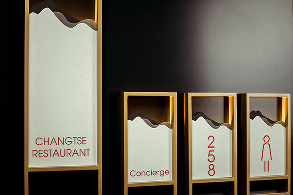 stainless steel, aluminum illuminated door signage